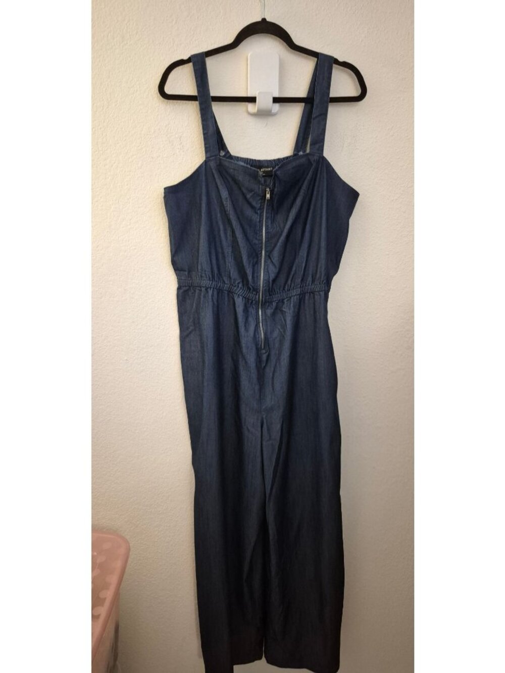 Lane Byant Lyocell Blend Wide Leg Jumpsuit with Corset Style Bodice 18W EUC